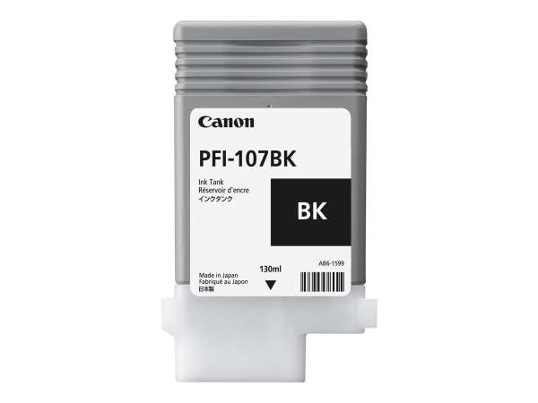 Canon PFI 107 BK Foto-sort Blækbeholder 6705B001 - Original - Tintenpatrone