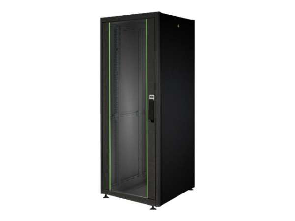DIGITUS Professional Dynamic Basic Series DN-19 32U-6/6-DB - Schrank Netzwerkschrank - Schwarz, RAL