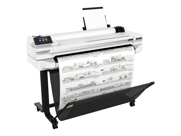 HP DesignJet T530 - 914 mm (36") Großformatdrucker - Farbe - Tintenstrahl - A0, ANSI D, Rolle (91,4