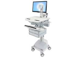 Ergotron Cart with LCD Pivot, SLA Powered, 4 Drawers - Wagen (nur Laden)