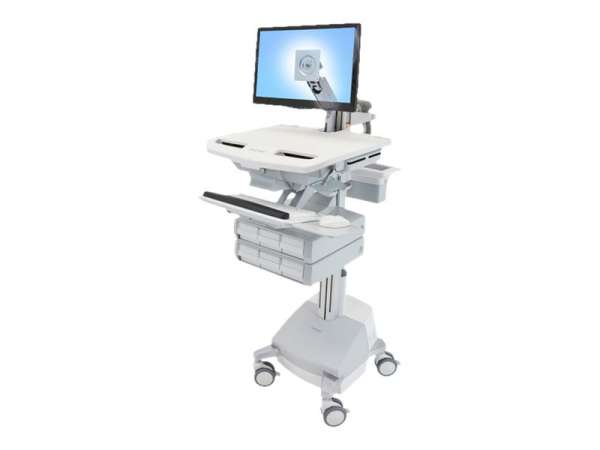Ergotron Cart with LCD Arm, SLA Powered, 6 Drawers - Wagen (nur Laden)