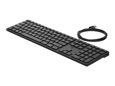 HP Desktop 320K - Tastatur - 3-Zonen-Layout, flache Tastenreise