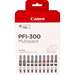 Canon PFI-MBK/PBK/CO/GY/R/C/M/Y/PC/PM 10 Ink Cartridge Multipack