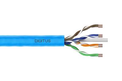 DIGITUS CAT 6A U/UTP Datenkabel - Verlegekabel, 100 m Paper Box, Simplex, Dca