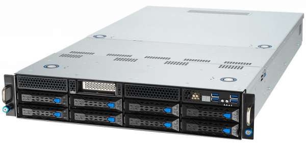 ASUS ESC4000A-E10 - Server - Rack-Montage - 2U - 1-Weg - keine CPU - RAM 0 GB - SATA - Hot-Swap 6.4