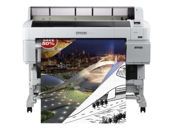 Epson SureColor SC-T5200D-PS - 914 mm (36") Großformatdrucker - Farbe - Tintenstrahl - Rolle (91,4 c