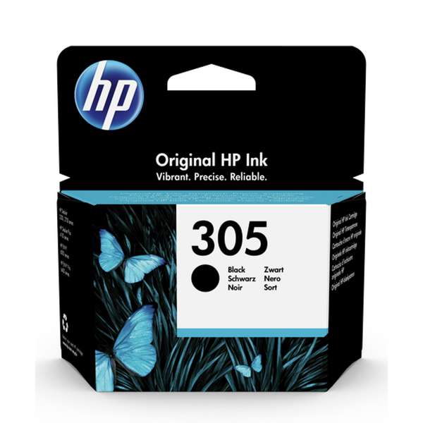 HP 305 Black Original Ink Cartridge - Original - Tintenpatrone