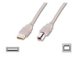 DIGITUS USB-Kabel - USB (M) zu USB Typ B (M)