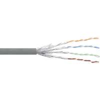 InLine Patchkabel Cat.6 S/FTP (PiMf) - grau - AWG27 - PVC - CU - 100m