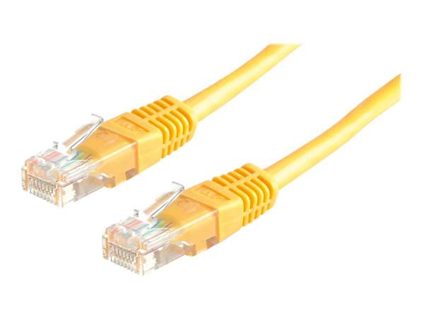 ROLINE Patch-Kabel - RJ-45 (M) - RJ-45 (M) - 2 m - UTP - ( Kategorie 5e ) - Gelb
