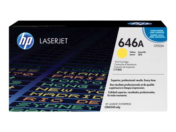 HP 646A - Gelb - original - LaserJet - Tonerpatrone (CF032A)