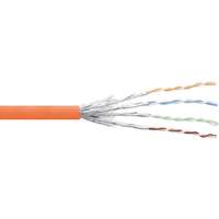 InLine Patchkabel Cat.6 S/FTP (PiMf) - orange - AWG27 - PVC - CU - 100m