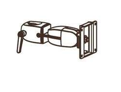 Ergotron Montagekomponente (Doppel-Klemmgelenk) - für LCD-Display - Schwarz - Bildschirmgröße: bis z