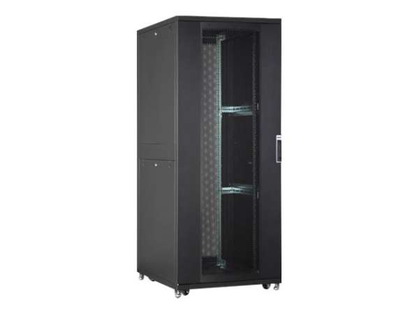DIGITUS Professional Unique DN-19 SRV-47U-8-B-1 - Schrank Netzwerkschrank - Schwarz, RAL 9005 - 47U
