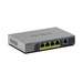 Netgear Easy Smart GS105EP - Switch - L3 - Smart - 1 x 10/100/1000 + 4 x 10/100/1000 (PoE+)