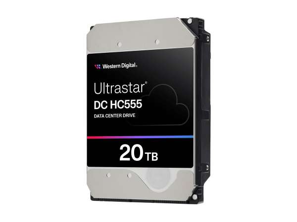 WD Ultrastar DC HC555 - Festplatte - Rechenzentrum - 20 TB - intern - 3.5" (8.9 cm)