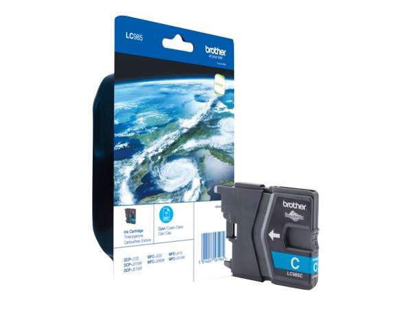 Brother LC985CBP - Cyan - original - Blisterverpackung