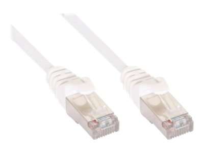 InLine Patchkabel - SF/UTP - Cat.5e - weiß - 25m