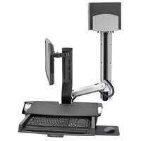 Ergotron SV Combo System with Worksurface & Pan, Medium CPU Holder - Befestigungskit (CPU-Halter, Ha