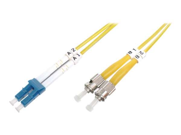DIGITUS Patch-Kabel - ST Einzelmodus (M) zu LC Single-Modus (M)