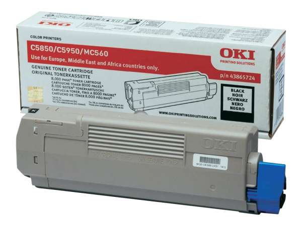 OKI Schwarz - original - Tonerpatrone - für OKI MC560dn, MC560n