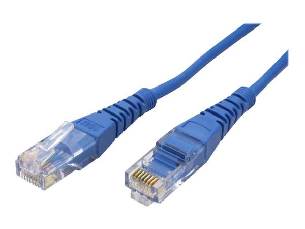 ROLINE Patch-Kabel - RJ-45 (M) - RJ-45 (M) - 1 m - UTP - ( Kategorie 5e ) - Blau