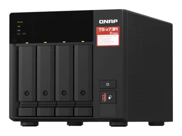 QNAP TS-473A - NAS-Server - 4 Schächte - 32 TB