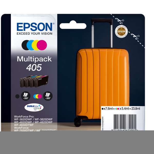 Epson 405 - 4er-Pack - Schwarz, Gelb, Cyan, Magenta