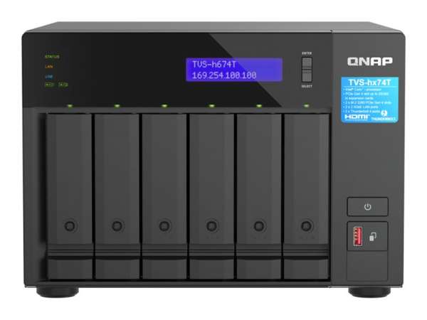QNAP TVS-H674T - NAS-Server - 6 Schächte - SATA 6Gb/s