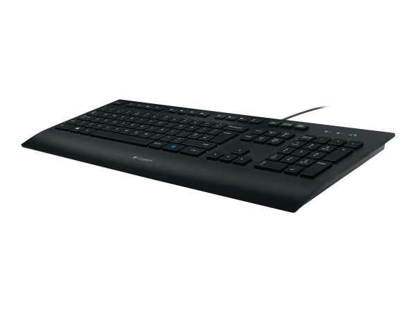 Logitech K280e - Tastatur - USB - Deutsch - Schwarz