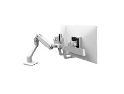 Ergotron HX Desk Dual Monitor Arm - Befestigungskit (Griff, Gelenkarm, Spannbefestigung für Tisch, T