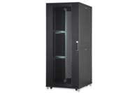 DIGITUS DN-19 SRV-42U-8-B-GD - Schrank Netzwerkschrank - Schwarz, RAL 9005 - 42HE - 48.3 cm (19")