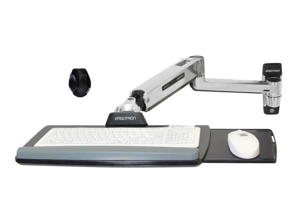 Ergotron LX - Befestigungskit (Steh-Sitz-Arm, Verlängerung, Basis, Tastatur-Tablett, Mausablage zum