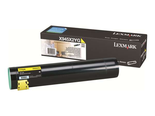 Lexmark Hohe Ergiebigkeit - Gelb - original
