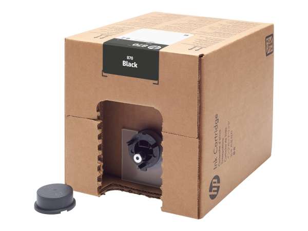 HP 870 - 5 L - Schwarz - original - PageWide