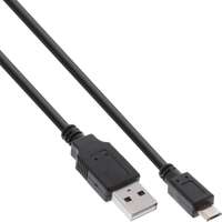 InLine Micro-USB 2.0 Kabel - Schnellladekab. - USB-A ST/Micro-B ST - schwarz - 1m