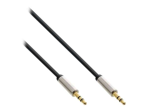 InLine Slim Audio Kabel Klinke 3,5mm ST/ST - Stereo - 10m