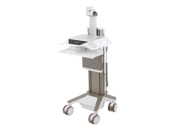 Ergotron CareFit Pro - Wagen - Electric Lift - für LCD-Display / PC-Ausrüstung - mit LiFe Batterie b