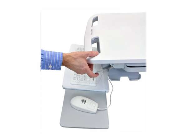 Ergotron Cart with LCD Arm, LiFe Powered, 2 Tall Drawers - Wagen (nur Laden)