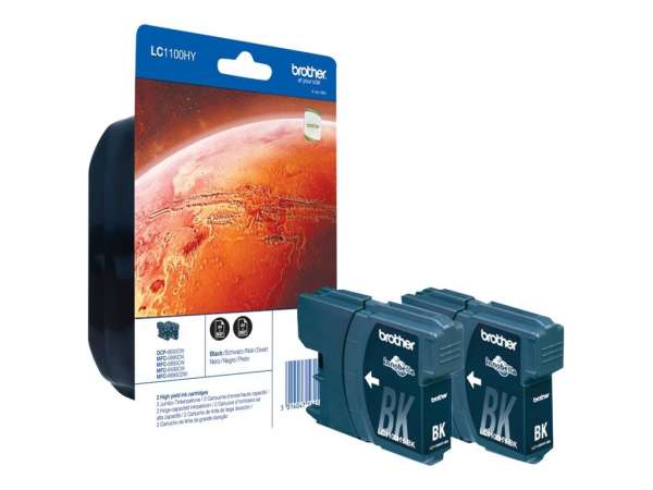 Brother LC1100HYBKBP2 - Mit hoher Kapazität