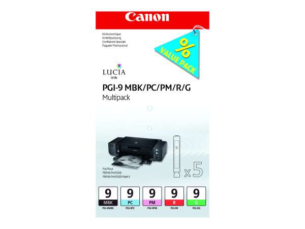 Canon LUCIA Ink Value Pack PGI-9 MBP Multipack