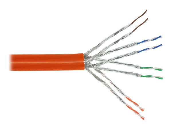 InLine Dup. Verlegek. Cat.7a - S/FTP (PiMF) - 2x 4x2x0,58 AWG23,1200MHz,LSOH,50m