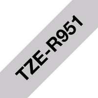 Brother TZe-R951 - Seidig - Schwarz auf Silber - Rolle (2,4 cm x 4 m)