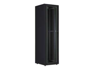DIGITUS Unique - Schrank Netzwerkschrank - Schwarz, RAL 9005 - 42HE - 48.3 cm (19")
