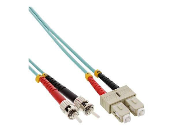 InLine LWL Duplex Kabel - SC/ST - 50/125µm - OM3 - 10m