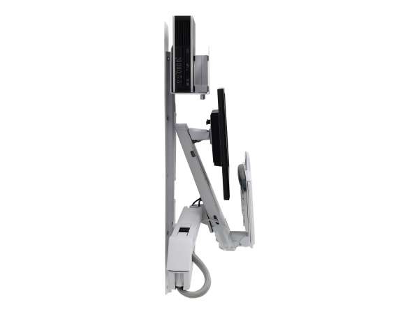 Ergotron Sit-Stand Combo System Mit CPU-Halter klein - Befestigungskit (Tastatur-Tablett, CPU Wandha