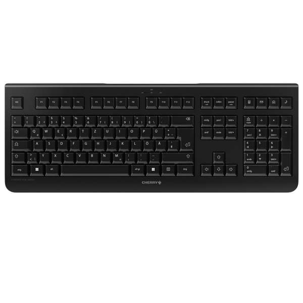 Cherry KW 3000 - Tastatur - geräuscharm, Full-Size-Layout