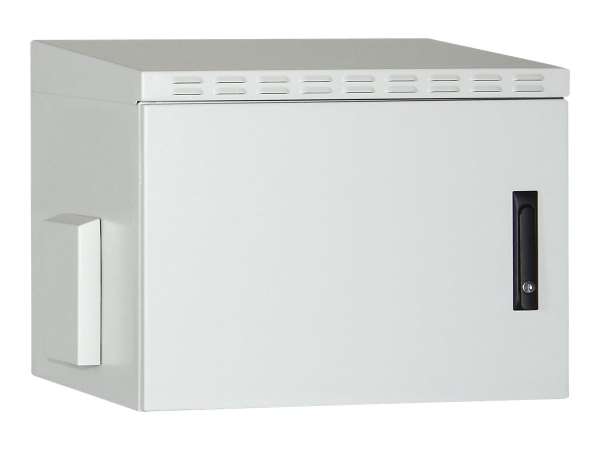 DIGITUS Professional - Gehäuse - geeignet für Wandmontage - Hellgrau, RAL 7035 - 16U - 48.3 cm (19")