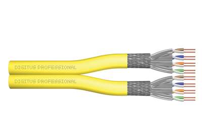 DIGITUS CAT 7A S/FTP, Datenkabel - Verlegekabel, 100 m, Duplex, Dca-s1a d1 a1, GHMT PVP zertifiziert