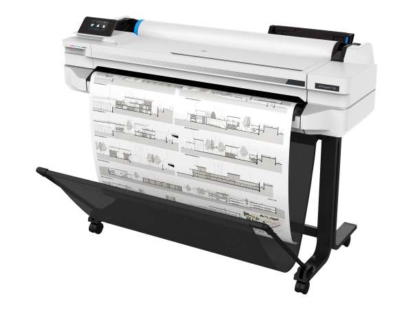 HP DesignJet T530 - 914 mm (36") Großformatdrucker - Farbe - Tintenstrahl - A0, ANSI D, Rolle (91,4